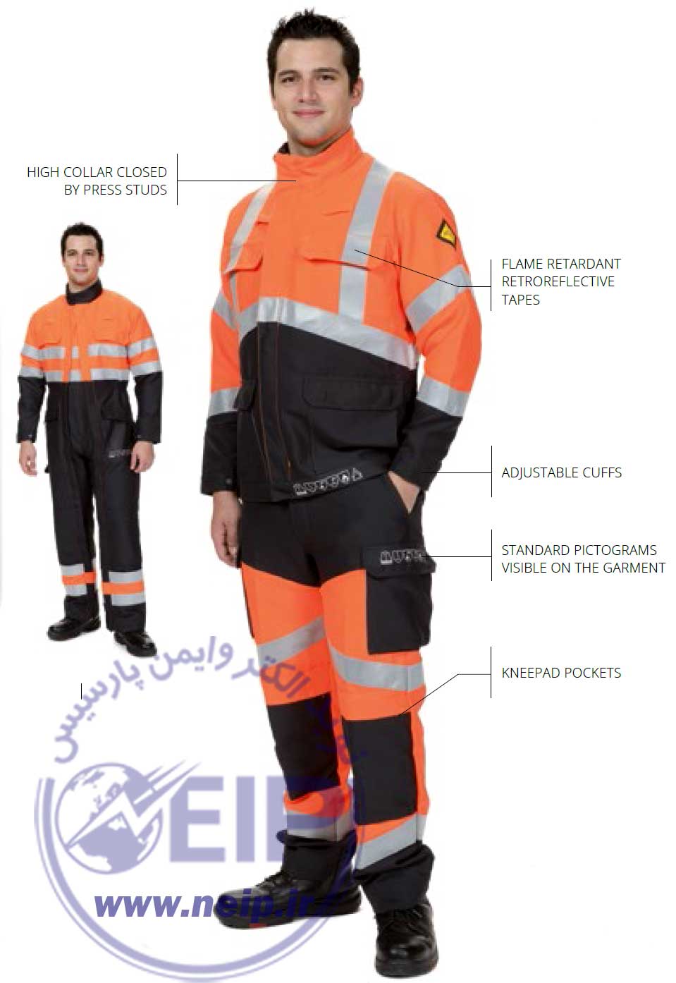 Arc Flash Jacket and trousers 8 cal/cm²
